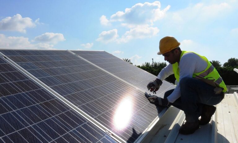 pre-cleaning solar panel inspection