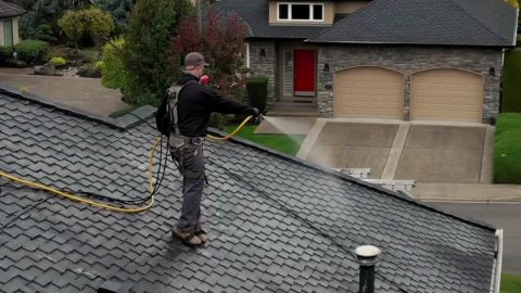 Roof Cleaning in Happy Valley, Portland OR